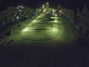 Město Žatec - Náměstí Svobody - 15.2.2026 v 23:45 Město Žatec - Náměstí Svobody - 15.2.2026 v 23:45