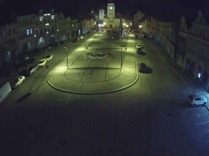 Město Žatec - Náměstí Svobody - 4.4.2026 v 22:15 Město Žatec - Náměstí Svobody - 4.4.2026 v 22:15