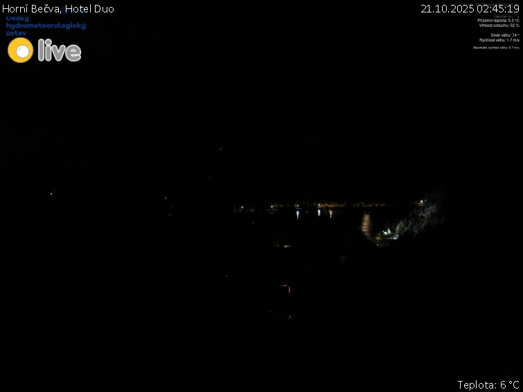 Horní Bečva - Hotel Duo - 21.10.2025 v 02:45 Horní Bečva - Hotel Duo - 21.10.2025 v 02:45