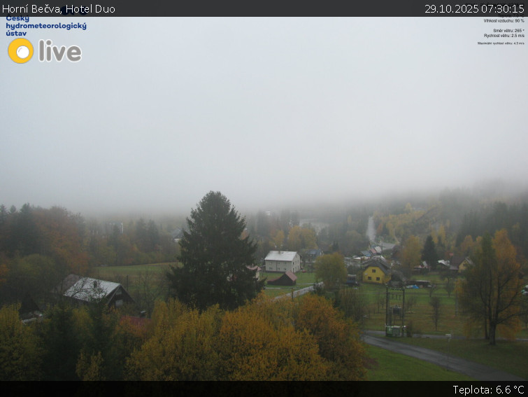 Horní Bečva - Hotel Duo - 29.10.2025 v 07:30 Horní Bečva - Hotel Duo - 29.10.2025 v 07:30