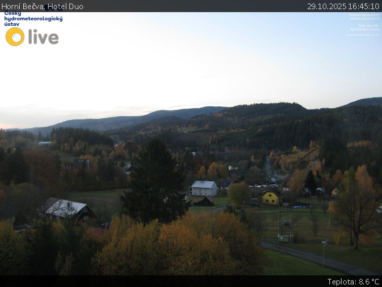 Horní Bečva - Hotel Duo - 29.10.2025 v 16:45 Horní Bečva - Hotel Duo - 29.10.2025 v 16:45