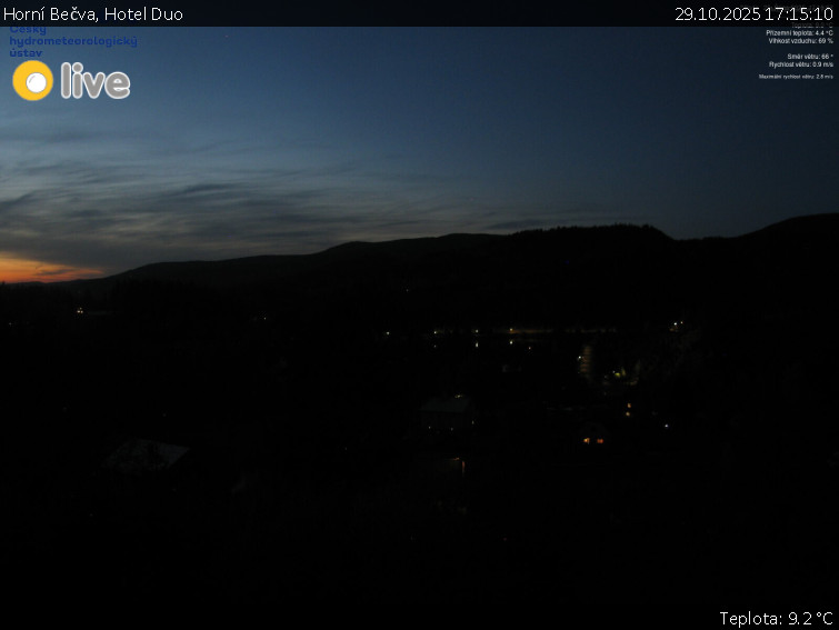 Horní Bečva - Hotel Duo - 29.10.2025 v 17:15 Horní Bečva - Hotel Duo - 29.10.2025 v 17:15