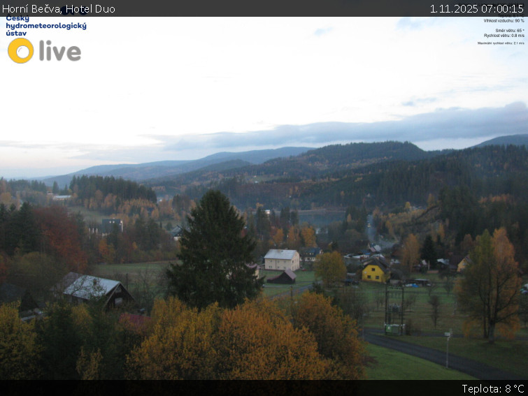 Horní Bečva - Hotel Duo - 1.11.2025 v 07:00 Horní Bečva - Hotel Duo - 1.11.2025 v 07:00