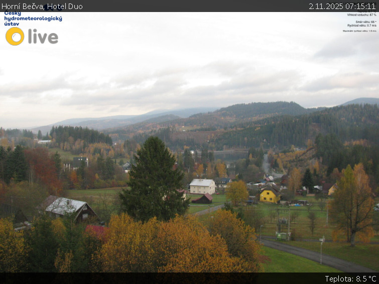 Horní Bečva - Hotel Duo - 2.11.2025 v 07:15 Horní Bečva - Hotel Duo - 2.11.2025 v 07:15