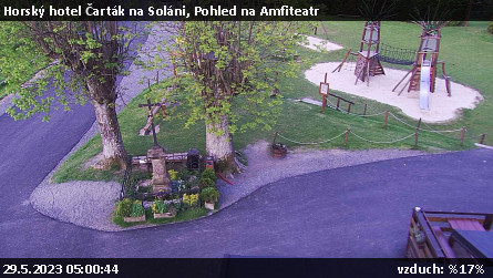 Horský hotel Čarták na Soláni - Pohled na Amfiteatr - 29.5.2023 v 05:00