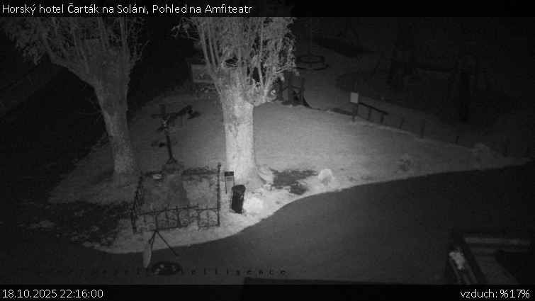 Horský hotel Čarták na Soláni - Pohled na Amfiteatr - 18.10.2025 v 22:16 Horský hotel Čarták na Soláni - Pohled na Amfiteatr - 18.10.2025 v 22:16