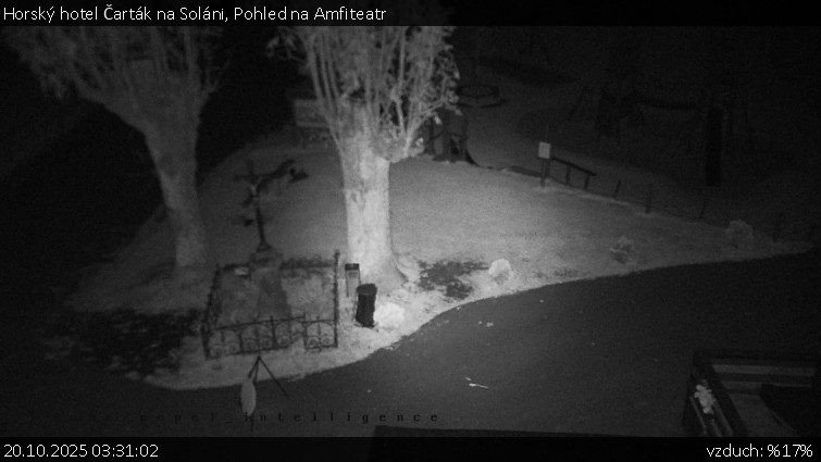 Horský hotel Čarták na Soláni - Pohled na Amfiteatr - 20.10.2025 v 03:31 Horský hotel Čarták na Soláni - Pohled na Amfiteatr - 20.10.2025 v 03:31