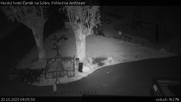 Horský hotel Čarták na Soláni - Pohled na Amfiteatr - 20.10.2025 v 04:05 Horský hotel Čarták na Soláni - Pohled na Amfiteatr - 20.10.2025 v 04:05