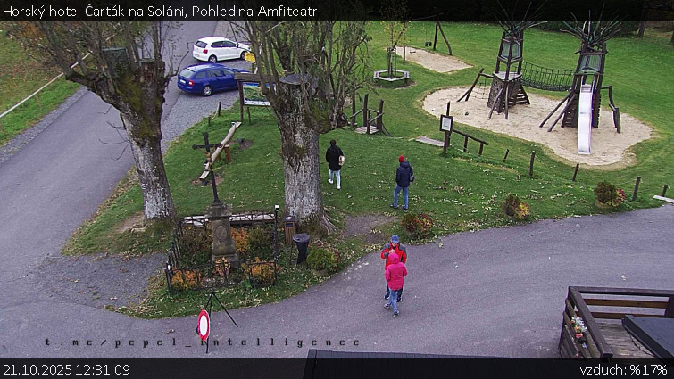 Horský hotel Čarták na Soláni - Pohled na Amfiteatr - 21.10.2025 v 12:31 Horský hotel Čarták na Soláni - Pohled na Amfiteatr - 21.10.2025 v 12:31