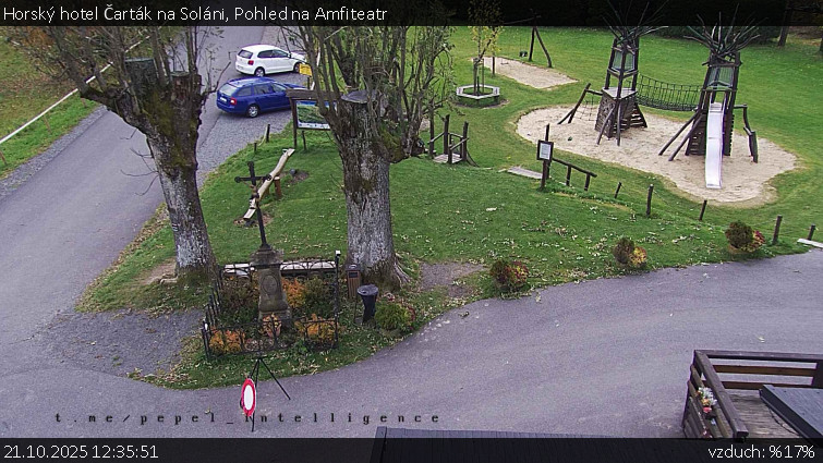 Horský hotel Čarták na Soláni - Pohled na Amfiteatr - 21.10.2025 v 12:35 Horský hotel Čarták na Soláni - Pohled na Amfiteatr - 21.10.2025 v 12:35