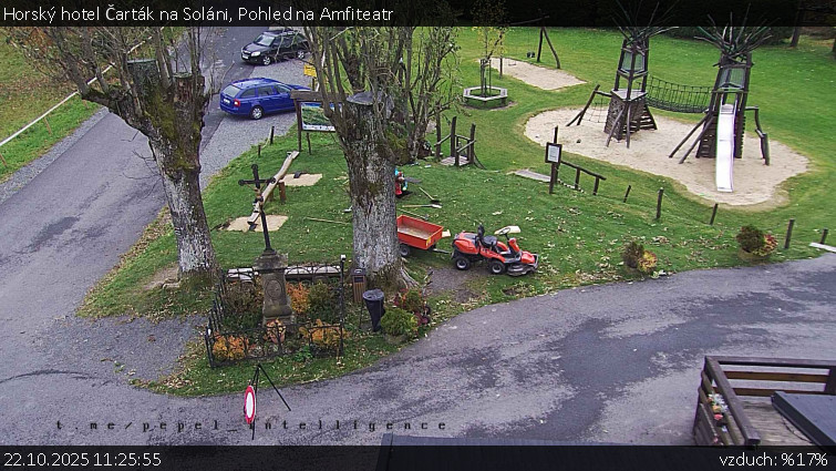 Horský hotel Čarták na Soláni - Pohled na Amfiteatr - 22.10.2025 v 11:25 Horský hotel Čarták na Soláni - Pohled na Amfiteatr - 22.10.2025 v 11:25