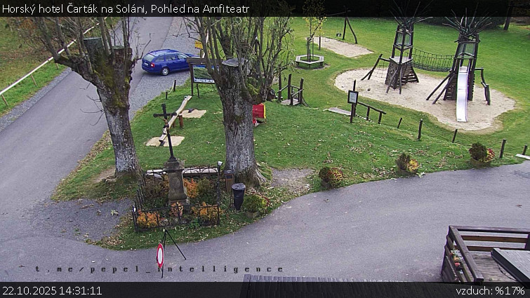 Horský hotel Čarták na Soláni - Pohled na Amfiteatr - 22.10.2025 v 14:31 Horský hotel Čarták na Soláni - Pohled na Amfiteatr - 22.10.2025 v 14:31
