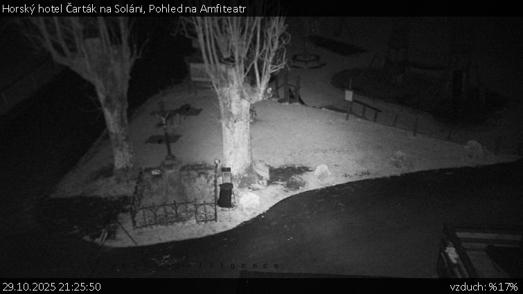 Horský hotel Čarták na Soláni - Pohled na Amfiteatr - 29.10.2025 v 21:25 Horský hotel Čarták na Soláni - Pohled na Amfiteatr - 29.10.2025 v 21:25