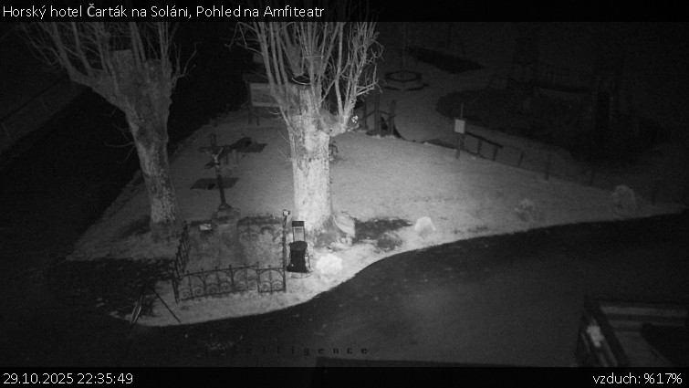 Horský hotel Čarták na Soláni - Pohled na Amfiteatr - 29.10.2025 v 22:35 Horský hotel Čarták na Soláni - Pohled na Amfiteatr - 29.10.2025 v 22:35