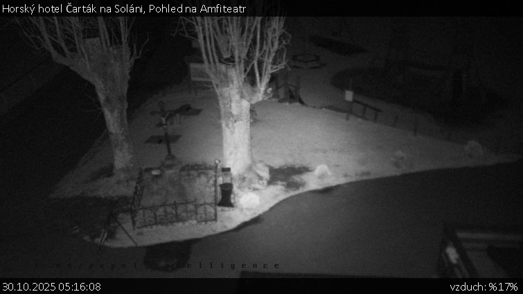 Horský hotel Čarták na Soláni - Pohled na Amfiteatr - 30.10.2025 v 05:16 Horský hotel Čarták na Soláni - Pohled na Amfiteatr - 30.10.2025 v 05:16