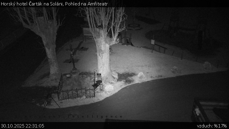 Horský hotel Čarták na Soláni - Pohled na Amfiteatr - 30.10.2025 v 22:31 Horský hotel Čarták na Soláni - Pohled na Amfiteatr - 30.10.2025 v 22:31