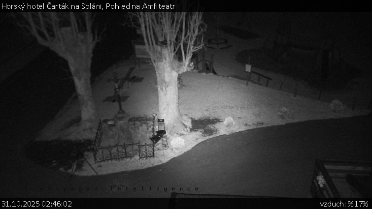 Horský hotel Čarták na Soláni - Pohled na Amfiteatr - 31.10.2025 v 02:46 Horský hotel Čarták na Soláni - Pohled na Amfiteatr - 31.10.2025 v 02:46