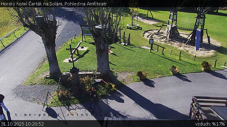 Horský hotel Čarták na Soláni - Pohled na Amfiteatr - 31.10.2025 v 10:20 Horský hotel Čarták na Soláni - Pohled na Amfiteatr - 31.10.2025 v 10:20