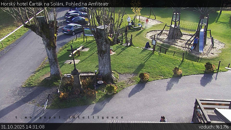 Horský hotel Čarták na Soláni - Pohled na Amfiteatr - 31.10.2025 v 14:31 Horský hotel Čarták na Soláni - Pohled na Amfiteatr - 31.10.2025 v 14:31