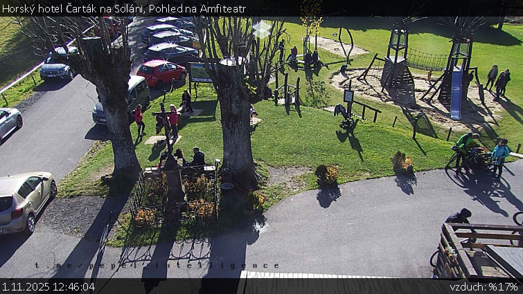 Horský hotel Čarták na Soláni - Pohled na Amfiteatr - 1.11.2025 v 12:46 Horský hotel Čarták na Soláni - Pohled na Amfiteatr - 1.11.2025 v 12:46