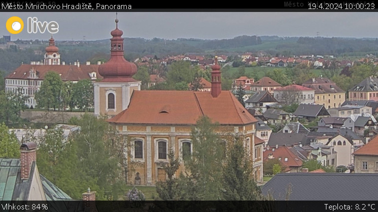 Město Mnichovo Hradiště - Panorama Mnichova Hradiště - 19.4.2024 v 10:00