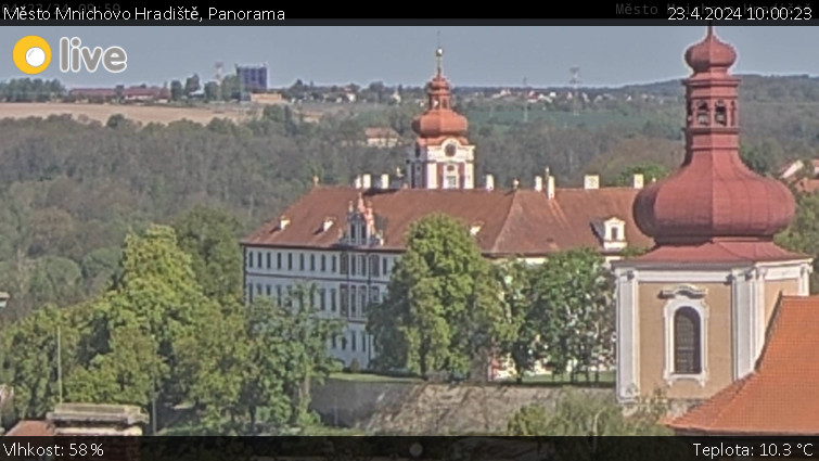 Město Mnichovo Hradiště - Panorama Mnichova Hradiště - 23.4.2024 v 10:00