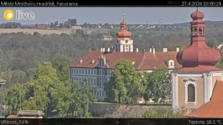 Město Mnichovo Hradiště - Panorama Mnichova Hradiště - 27.4.2024 v 10:00