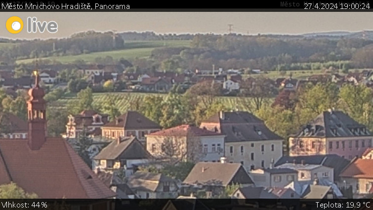 Město Mnichovo Hradiště - Panorama Mnichova Hradiště - 27.4.2024 v 19:00