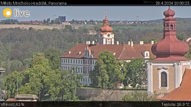 Město Mnichovo Hradiště - Panorama Mnichova Hradiště - 28.4.2024 v 10:00