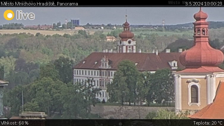 Město Mnichovo Hradiště - Panorama Mnichova Hradiště - 3.5.2024 v 10:00