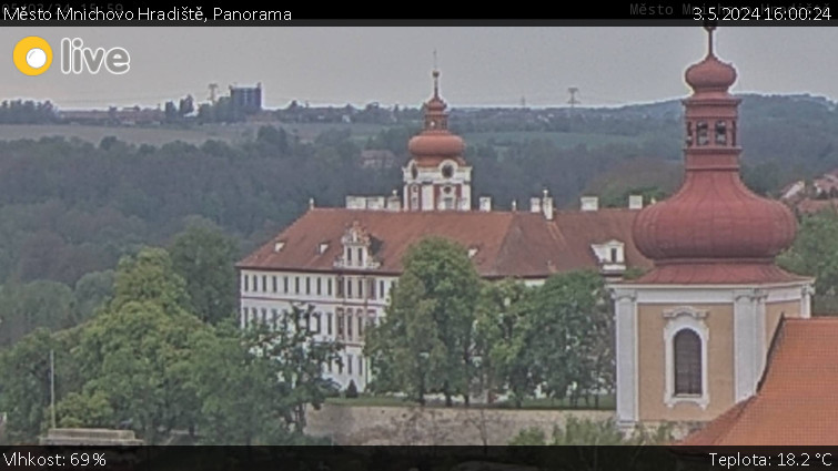 Město Mnichovo Hradiště - Panorama Mnichova Hradiště - 3.5.2024 v 16:00