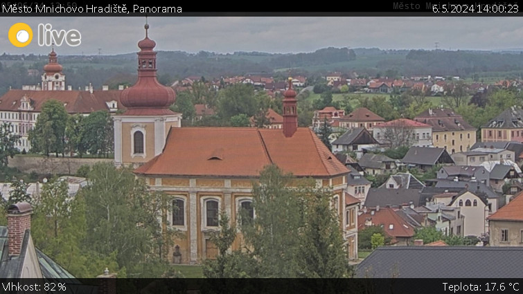 Město Mnichovo Hradiště - Panorama Mnichova Hradiště - 6.5.2024 v 14:00