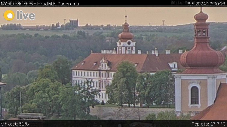 Město Mnichovo Hradiště - Panorama Mnichova Hradiště - 8.5.2024 v 19:00