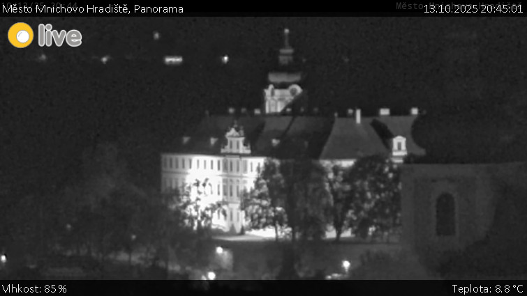 Město Mnichovo Hradiště - Panorama Mnichova Hradiště - 13.10.2025 v 20:45 Město Mnichovo Hradiště - Panorama Mnichova Hradiště - 13.10.2025 v 20:45