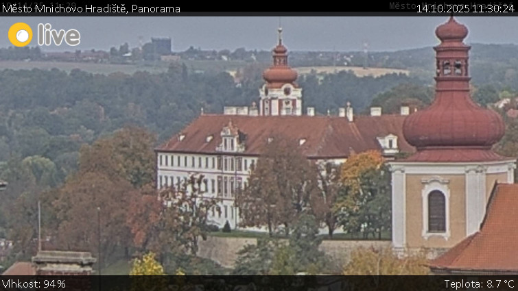 Město Mnichovo Hradiště - Panorama Mnichova Hradiště - 14.10.2025 v 11:30 Město Mnichovo Hradiště - Panorama Mnichova Hradiště - 14.10.2025 v 11:30