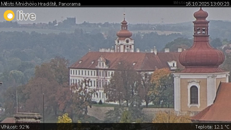 Město Mnichovo Hradiště - Panorama Mnichova Hradiště - 16.10.2025 v 13:00 Město Mnichovo Hradiště - Panorama Mnichova Hradiště - 16.10.2025 v 13:00
