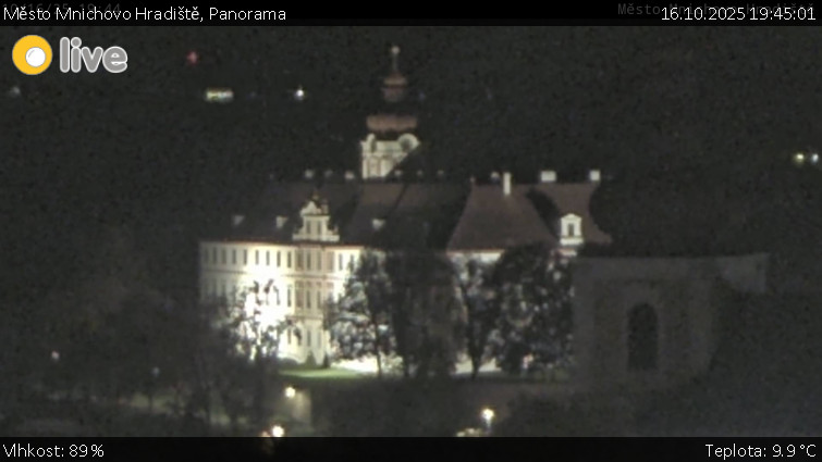 Město Mnichovo Hradiště - Panorama Mnichova Hradiště - 16.10.2025 v 19:45 Město Mnichovo Hradiště - Panorama Mnichova Hradiště - 16.10.2025 v 19:45