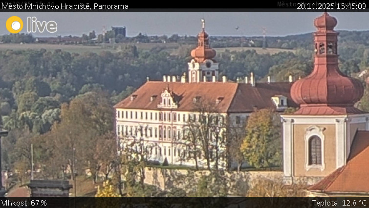 Město Mnichovo Hradiště - Panorama Mnichova Hradiště - 20.10.2025 v 15:45 Město Mnichovo Hradiště - Panorama Mnichova Hradiště - 20.10.2025 v 15:45