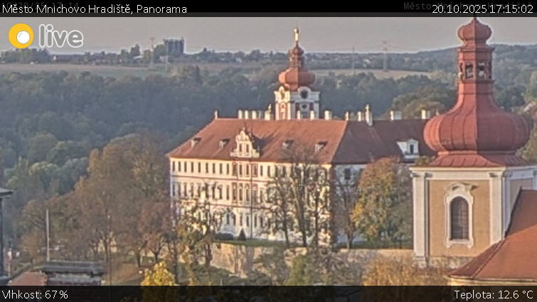 Město Mnichovo Hradiště - Panorama Mnichova Hradiště - 20.10.2025 v 17:15 Město Mnichovo Hradiště - Panorama Mnichova Hradiště - 20.10.2025 v 17:15