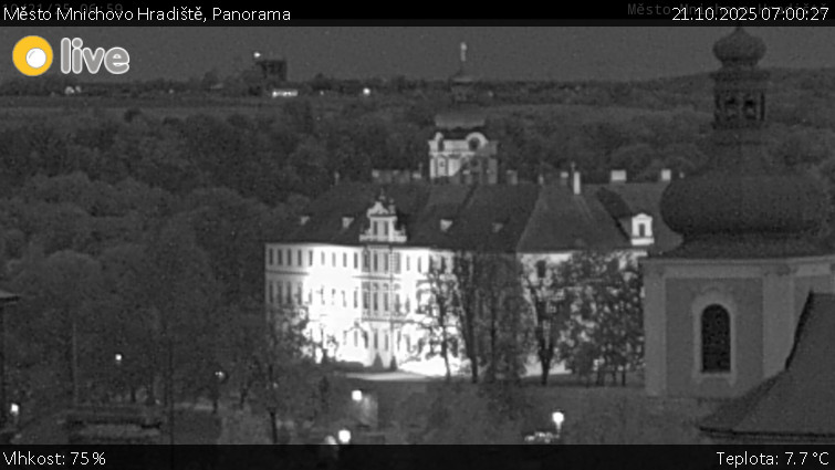 Město Mnichovo Hradiště - Panorama Mnichova Hradiště - 21.10.2025 v 07:00 Město Mnichovo Hradiště - Panorama Mnichova Hradiště - 21.10.2025 v 07:00