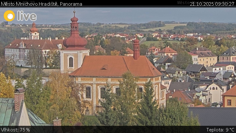 Město Mnichovo Hradiště - Panorama Mnichova Hradiště - 21.10.2025 v 09:30 Město Mnichovo Hradiště - Panorama Mnichova Hradiště - 21.10.2025 v 09:30