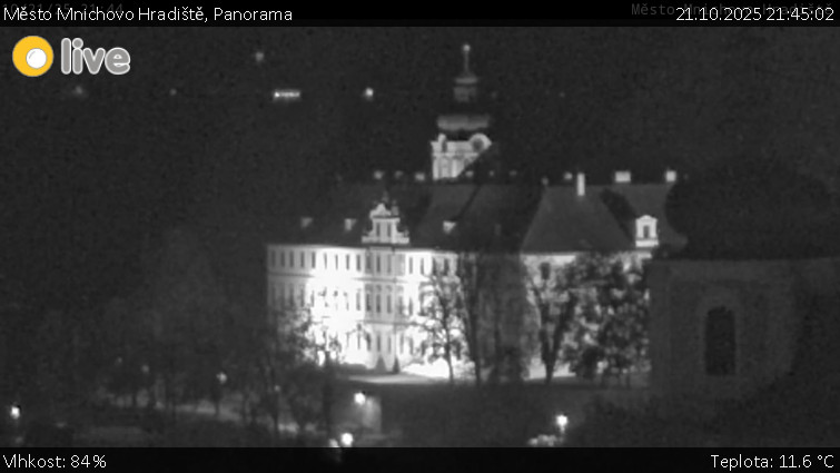 Město Mnichovo Hradiště - Panorama Mnichova Hradiště - 21.10.2025 v 21:45 Město Mnichovo Hradiště - Panorama Mnichova Hradiště - 21.10.2025 v 21:45