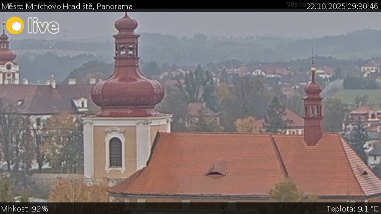 Město Mnichovo Hradiště - Panorama Mnichova Hradiště - 22.10.2025 v 09:30 Město Mnichovo Hradiště - Panorama Mnichova Hradiště - 22.10.2025 v 09:30