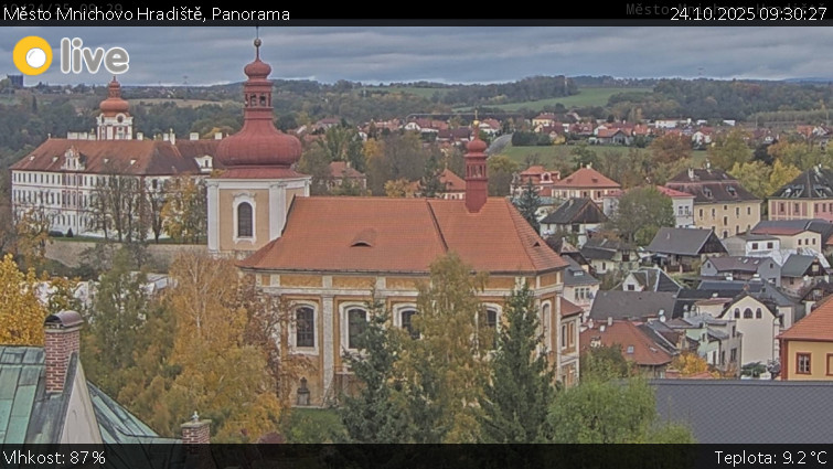 Město Mnichovo Hradiště - Panorama Mnichova Hradiště - 24.10.2025 v 09:30 Město Mnichovo Hradiště - Panorama Mnichova Hradiště - 24.10.2025 v 09:30