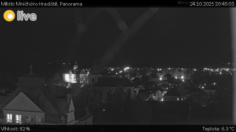 Město Mnichovo Hradiště - Panorama Mnichova Hradiště - 24.10.2025 v 20:45 Město Mnichovo Hradiště - Panorama Mnichova Hradiště - 24.10.2025 v 20:45