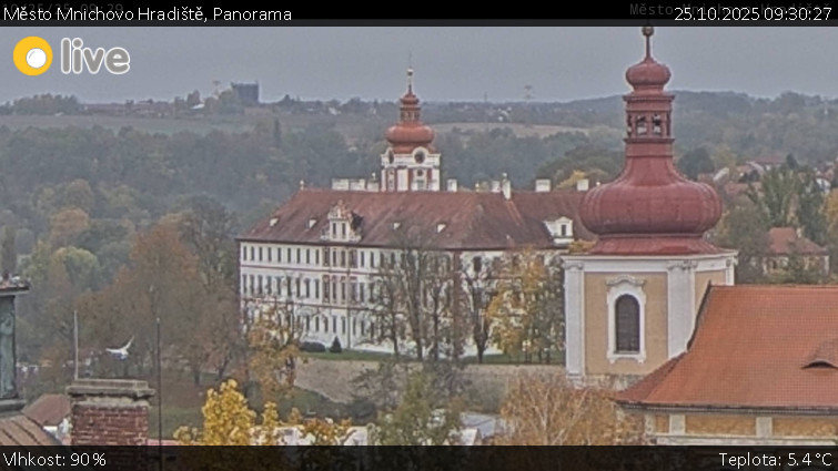 Město Mnichovo Hradiště - Panorama Mnichova Hradiště - 25.10.2025 v 09:30 Město Mnichovo Hradiště - Panorama Mnichova Hradiště - 25.10.2025 v 09:30
