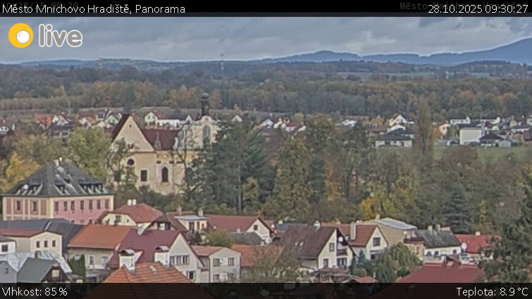 Město Mnichovo Hradiště - Panorama Mnichova Hradiště - 28.10.2025 v 09:30 Město Mnichovo Hradiště - Panorama Mnichova Hradiště - 28.10.2025 v 09:30