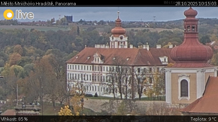 Město Mnichovo Hradiště - Panorama Mnichova Hradiště - 28.10.2025 v 10:15 Město Mnichovo Hradiště - Panorama Mnichova Hradiště - 28.10.2025 v 10:15