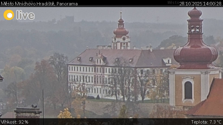 Město Mnichovo Hradiště - Panorama Mnichova Hradiště - 28.10.2025 v 14:00 Město Mnichovo Hradiště - Panorama Mnichova Hradiště - 28.10.2025 v 14:00