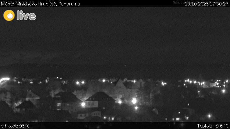 Město Mnichovo Hradiště - Panorama Mnichova Hradiště - 28.10.2025 v 17:30 Město Mnichovo Hradiště - Panorama Mnichova Hradiště - 28.10.2025 v 17:30